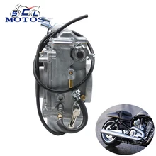 Sclmotos-mikuni hsr42 carburador da motocicleta fácil kit 42mm TM42-6 para harley evo dyna largo glide fxdwg fxdx xlh883 corrida