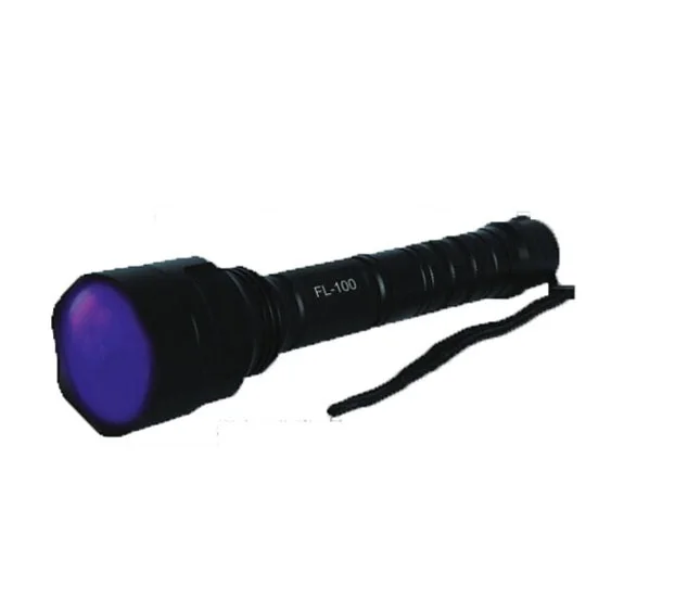 

FL-100 Focus Spot Flash light type LED Black light Torches LED Ultraviolet Lights NDT Inspection Lamp / UV Lamps