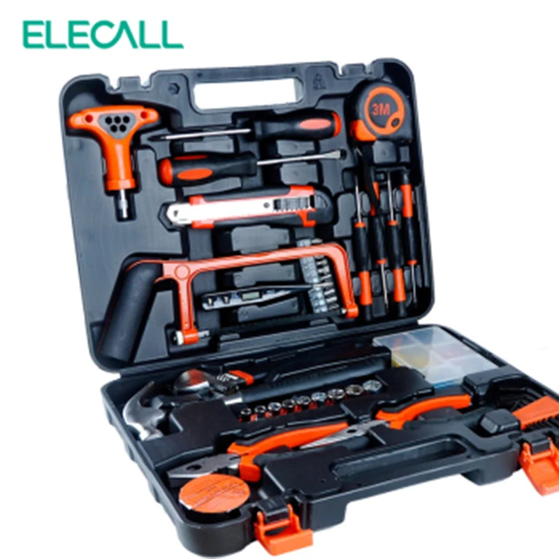 

82 PCS ET-DZ82 Professional Household-hardware Combination Tool Box Tools Kit Packed Square