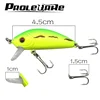 Proleurre 50mm 3.7g Topwater Minnow Japan Mini Fishing Lure Artificial Hard bait Crankbaits Carp Fishing Wobblers ► Photo 2/6