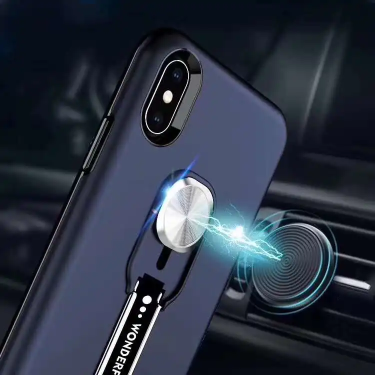 Hessy Luxury Shockproof Armor Phone Case for Xiaomi Redmi 4 5 Note 7 6 Pro Bumepr Cover 4A Metal Ring Holder | Мобильные телефоны и