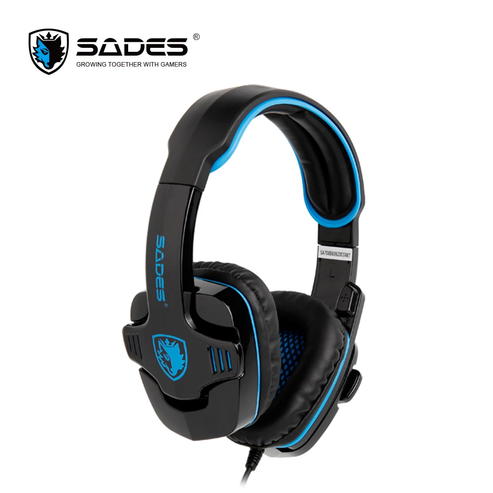 SADES WOLFANG Virtual 7,1 наушники объемного звука USB игровая гарнитура для PC Gamer