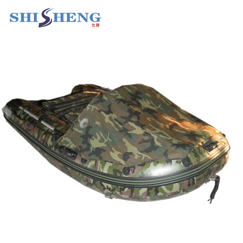  High quality foldable inflatable boat with V shape bottom for sale