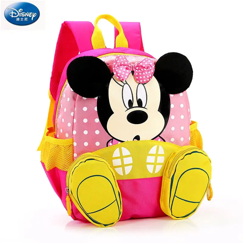 Детский рюкзак Дисней, детский школьный рюкзак с милыми животными Минни Маус - Цвет: A