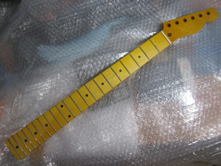 

Top quality 21 Fret  inlay dots Canadian maple Electric Guitar Neck Guitar Parts guitarra musical instruments accessories