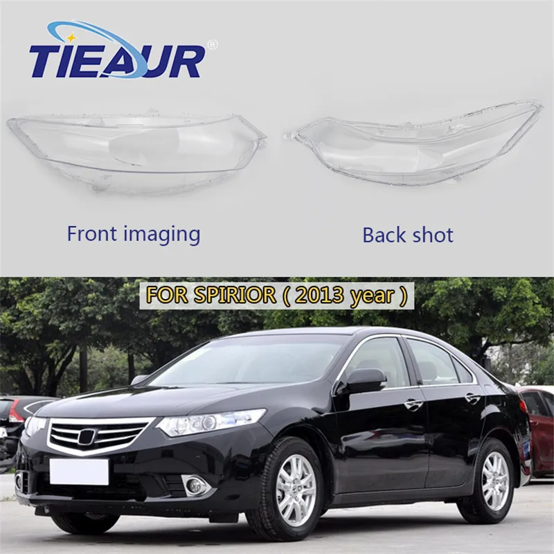 

Fit Spirior 09-13 Years Model Headlight headlamp clear shell 4Doors Headlight transparent Lens Cover Plastic replacement