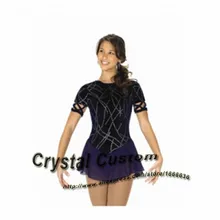 Детское платье для катания на коньках; модная новинка; брендовая одежда для фигурного катания для женщин; DR3401