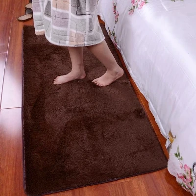 50*100 см полоса коврик для спальни подходит для кухни/спальни/гостиной - Цвет: Шоколад