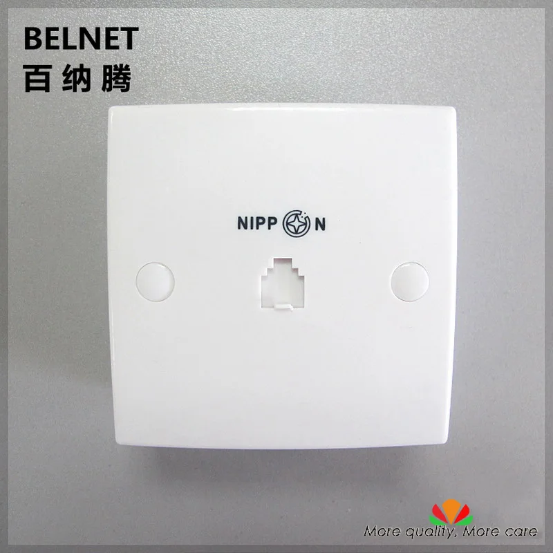 Tool free Phone panel Telephone wiring board No need to wire panel 86 phone jack Telephone wall