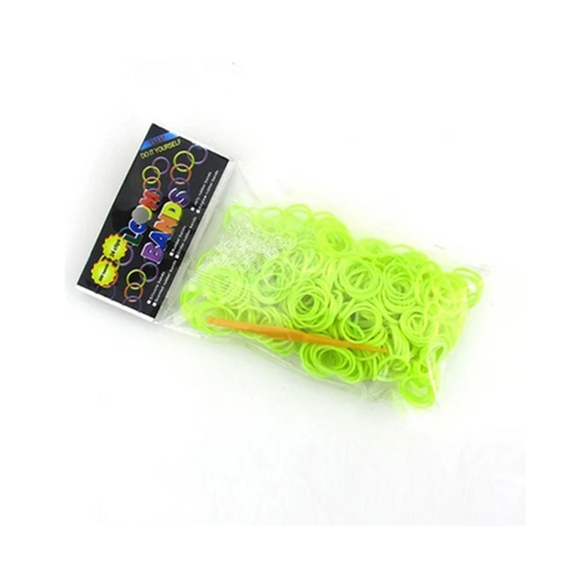 600 шт. силиконовой резины DIY Loom полосы браслеты и для женщин модные женские