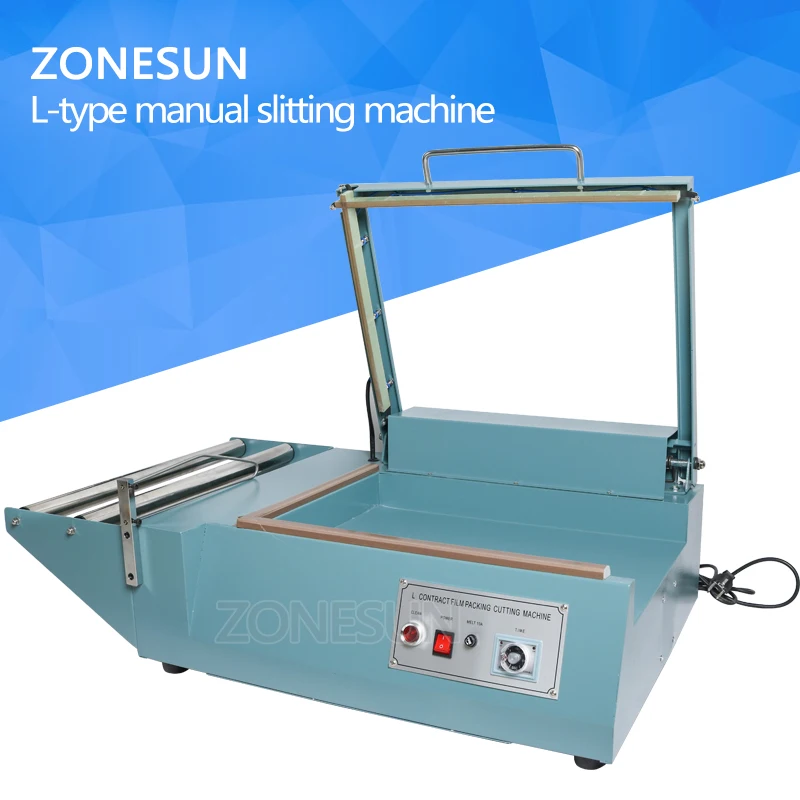 ZONESUN L Shape Sealing Machine Wrapping Bag Sealer Shrink Film sealing