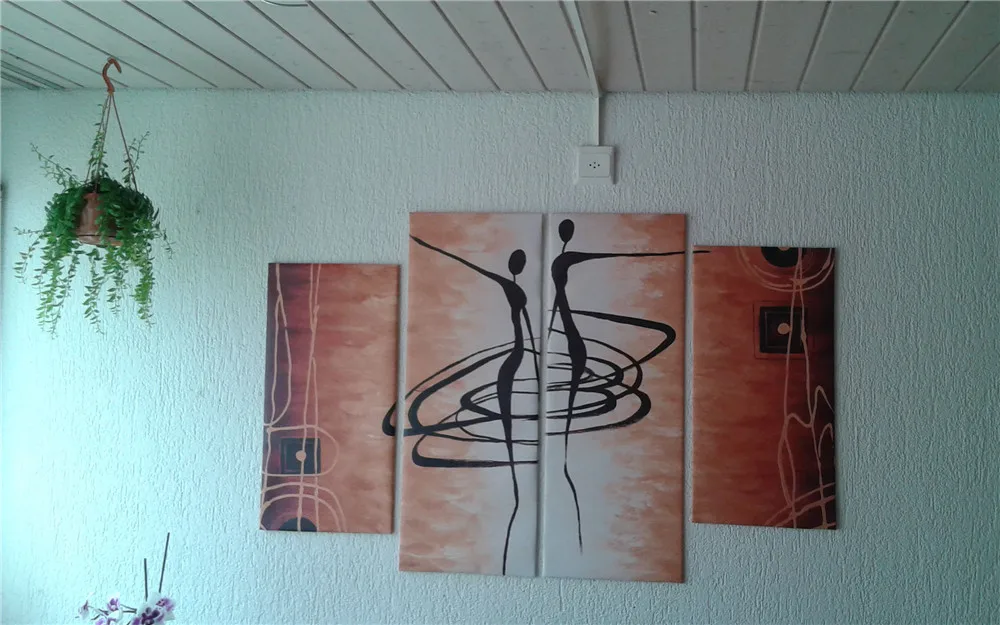 abstract dance painting