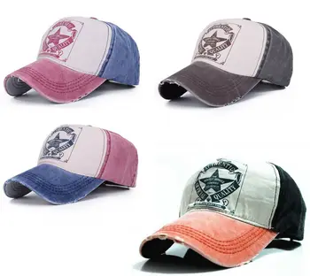 

Men Women Vintage Star Snapback Baseball Ball Cap Outdoor Sports Hats Adjustable