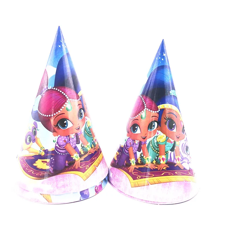 Горячая Shimmer shine тема Мультфильм партия набор посуды тарелка салфетки баннер день рождения коробка конфет детский душ вечерние украшения