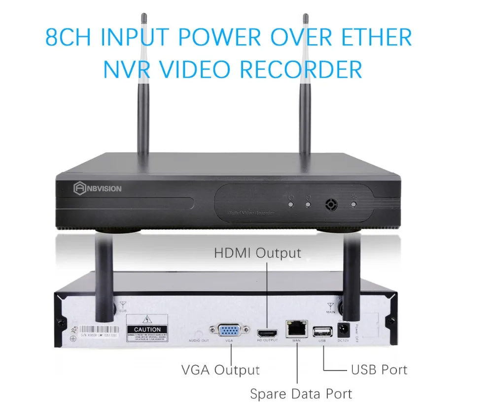 Eyessys Wi Fi 720 P 6/4 шт. сети IP Камера P2P система NVR в помещении/на открытом воздухе для