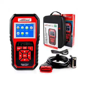 KW850 หลายภาษาสแกนเนอร์อัตโนมัติสแกนเนอร์เครื่องสแกนเนอร์วินิจฉัยรถยนต์ obd2 Multi วินิจฉัยเครื่องสแกนเนอร์รถยนต์รหัส OBD