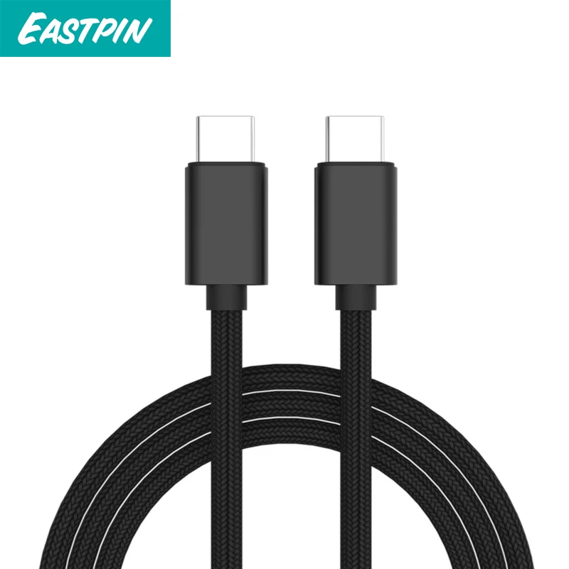 

New Type Double-side Usb C male to Usb Type C male wire data cable Fast charge line for xiaomi huawei Samsung Smartphones laptop