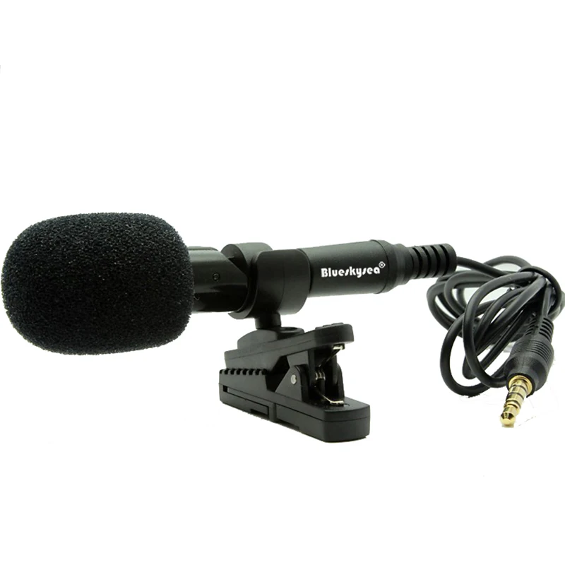 Image Free Shipping!!M6 Brand Professional Stereo Recording 3.5mm Micphone Mic For Iphone Mini Ipad