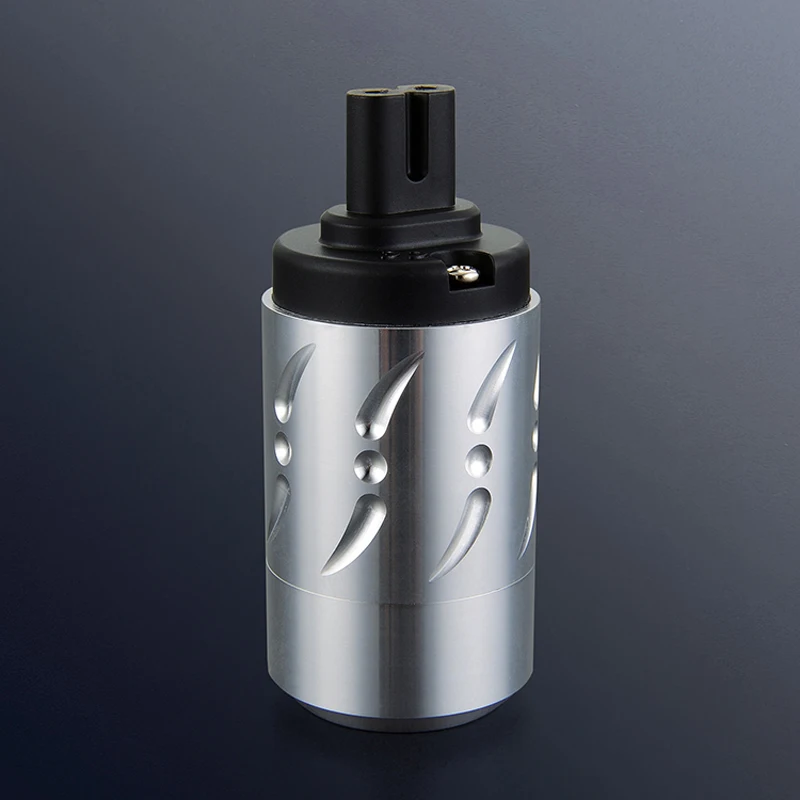 

Free shipping Viborg One pieces VF518G Pure Copper Glod plated AC Power Cord Figure 8 IEC C7 Plug for audio power cable