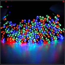 new multi color solar powered fairy string lights 39ft 12m 100 led christmas lights for holiday halloween decoration lights