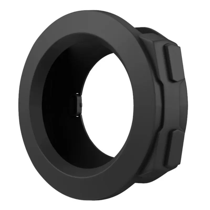 Мягкий силиконовый защитный чехол с рамкой, защитный чехол для Garmin Instinct Смарт-часы аксессуары - Цвет: Черный