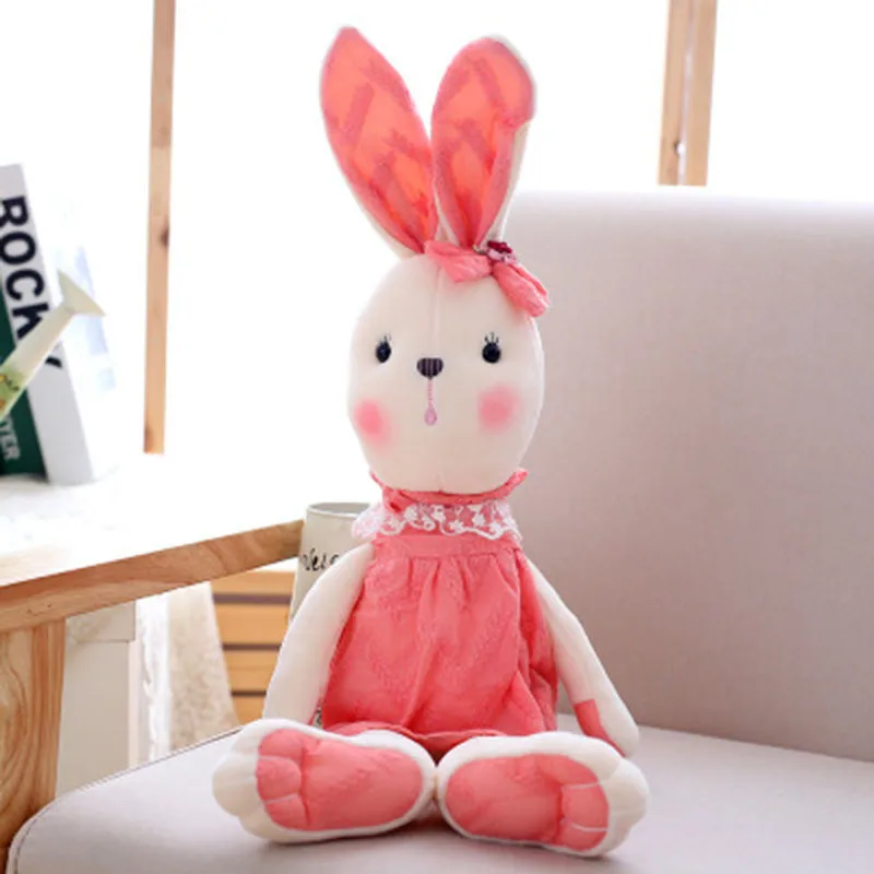 

20cm Mini Baby Sleeping Soft Doll Appease Stuffed Doll Lovely Rabbit Plush Toys With Cloth Kaqaii Animal Dolls Toy