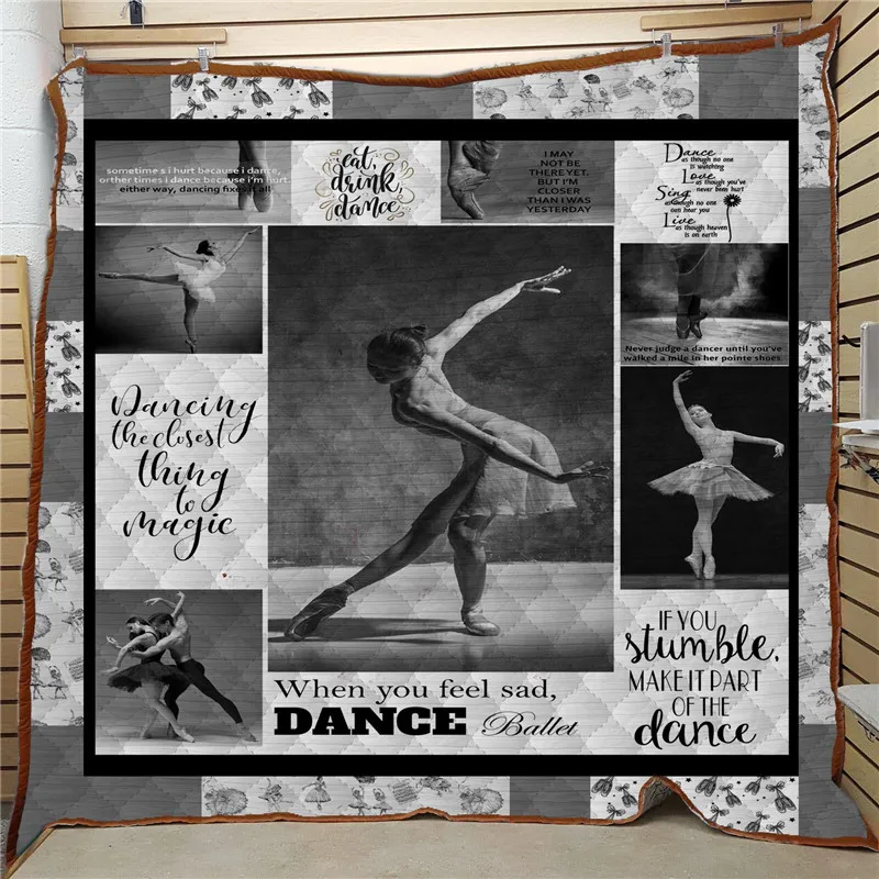 Square King Size Quilts Dancer Couvre Lit Matelassé Frazadas De Cama De Invierno Quilt Blanket Couette Hiver Drop Shipping