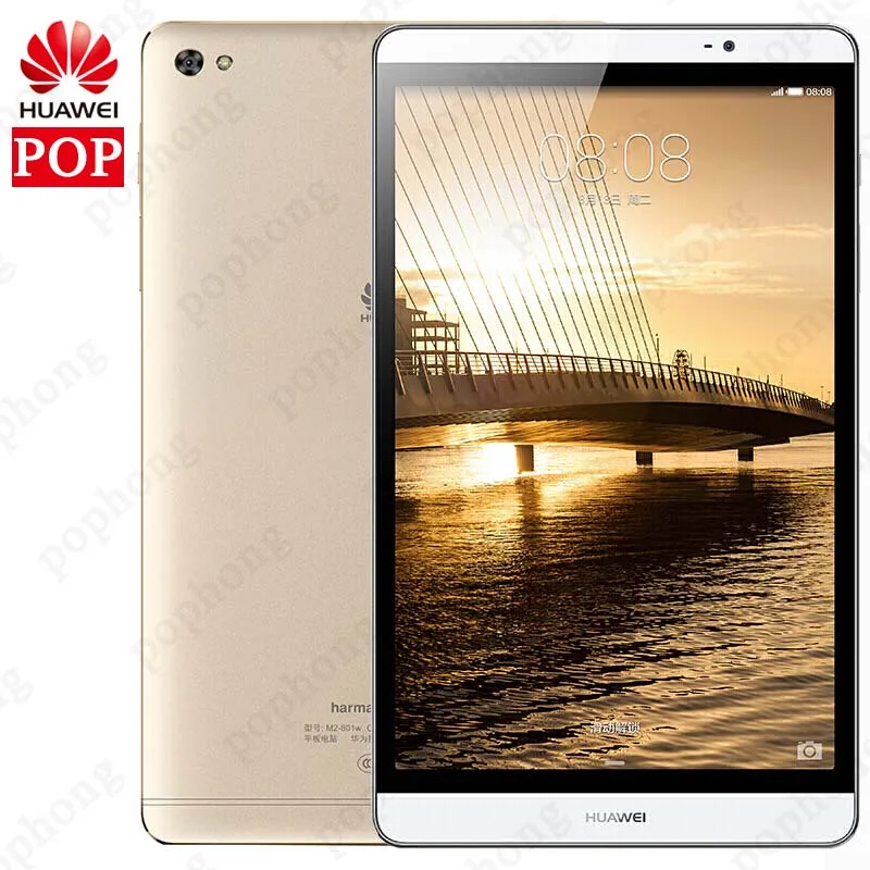 Original Huawei MediaPad M2 4G LTE Tablet PC 32GB ROM Kirin930 Octa Core Android 5.1 3G RAM 8.0 inch 1920X1200