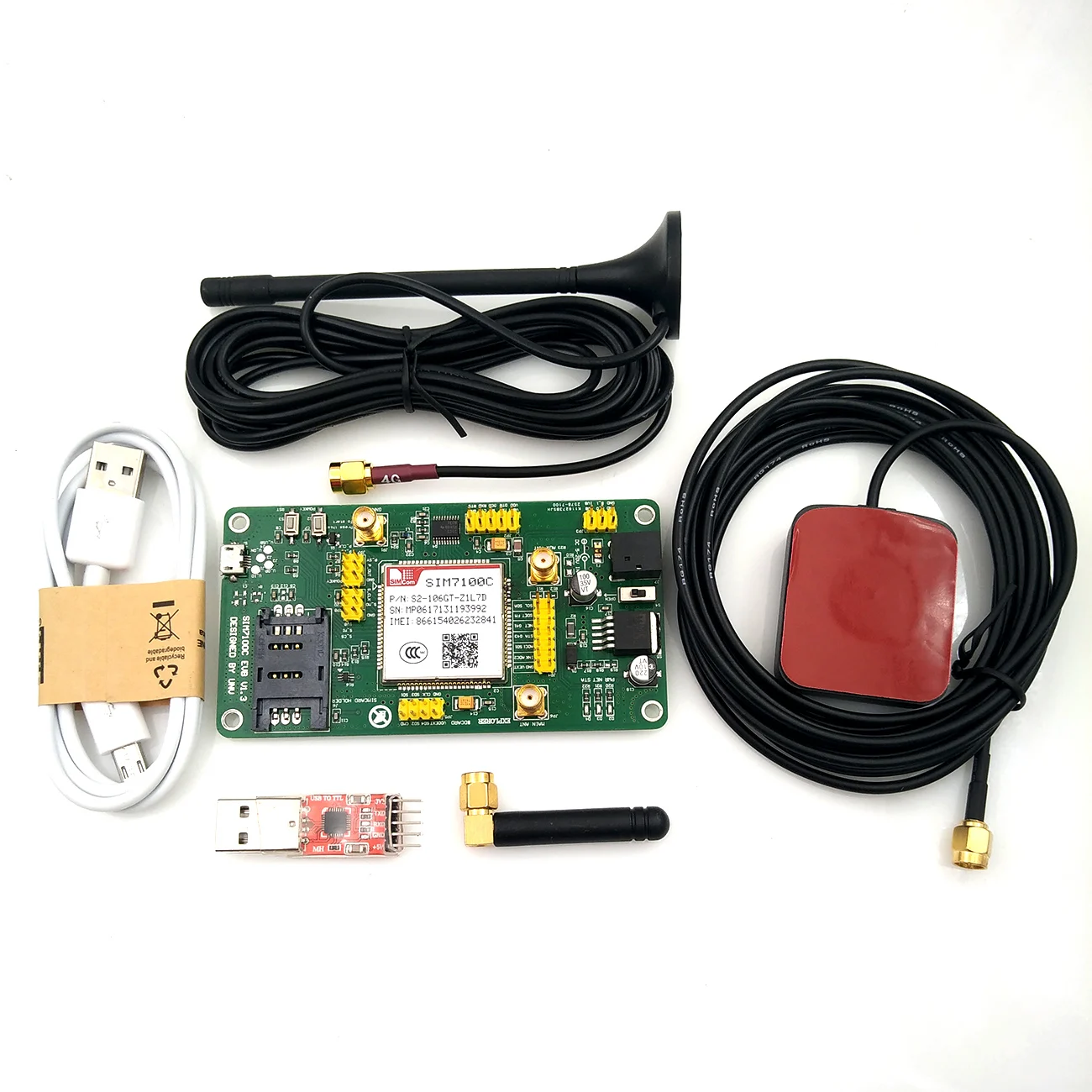 SIM7100C PCIE 4G модуль связи 5 форм LTE TDD FDD UNV-SIM7100C макетная плата | Электронные