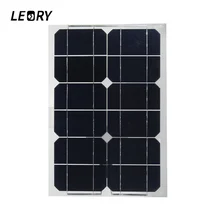 Leory 20 Вт 6 В sunpower монокристаллический полу-гибкие солнечные панели с USB Интерфейс для Батарея Зарядное устройство
