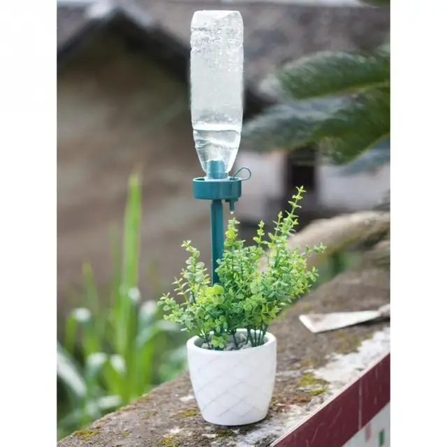 DIY Automatic Self-Watering Seepage Moving Plant Waterer Bottles Lazy Flower Water Drip Irrigation Device Controller