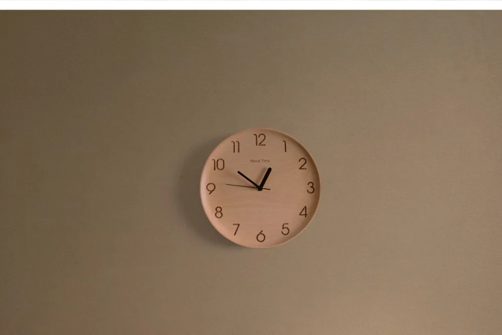New Version Xiaomi Watch Wood Simple Digital Clock Wood Texture, Simple Design, Timepiece Timekeeper horologe (8)