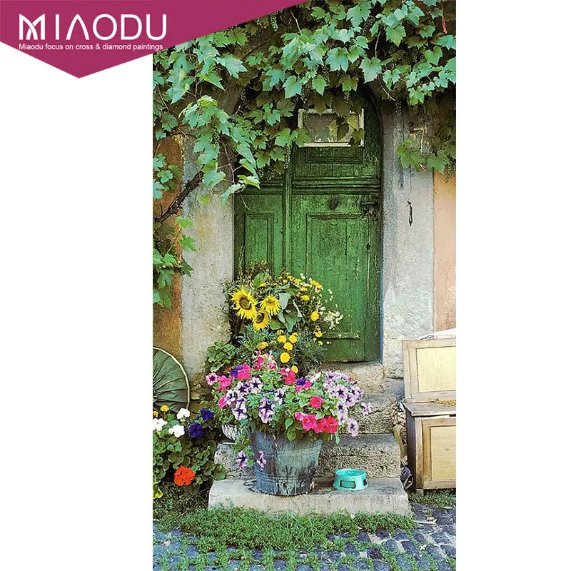 

5D Diy Diamond Painting Natural Village Landscape Scenery Diamond Embroidery Square Drill Rhinestones European Home Decor GIFT