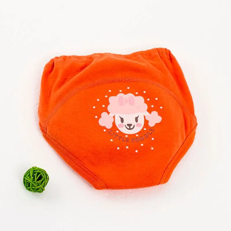 Calças de Treinamento de Aprendizagem Recém-nascido dos Desenhos Calças de Treinamento Bebê Animados Calças - Set Potty Fralda Impermeável Conduzidas Underwear 2 Pçs 6 Roupa interior e capas p/ fralda