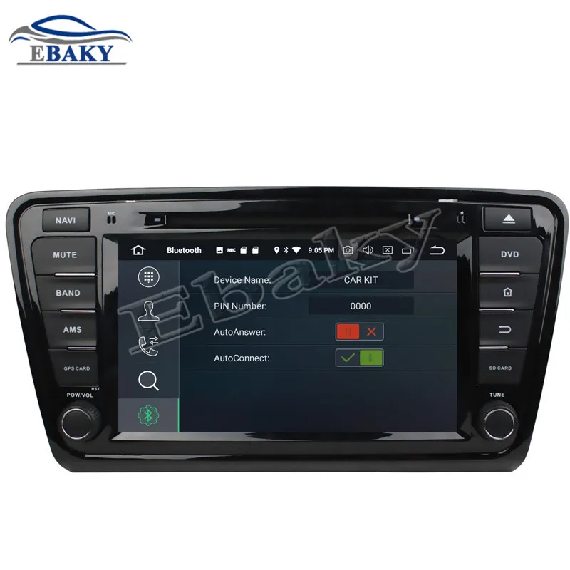 Top NaviTopia 8inch 4GB RAM 64GB ROM Octa Core Android 9.0 Car DVD Radio for Skoda octavia 2014 with GPS/wifi/Bluetooth 21