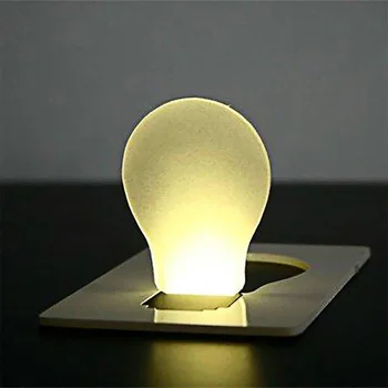 

5 random Small and cute travel LED card light is convenient and practical to switch freely interesting and novel design