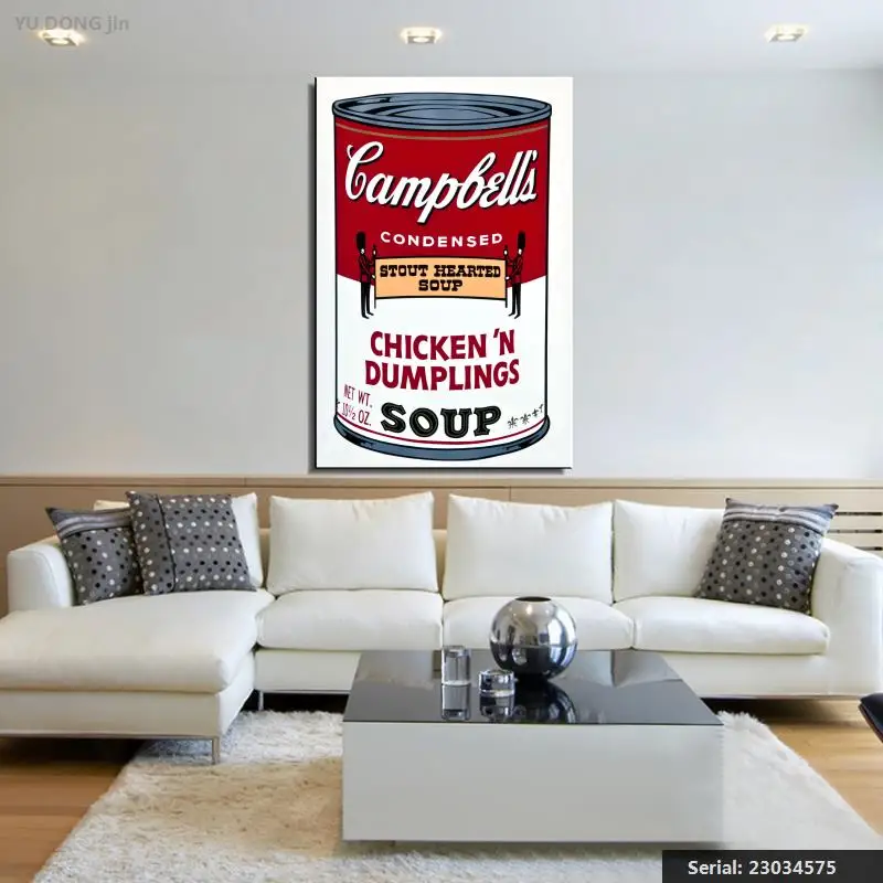 yu dong jin Andy Warhol Still life Abstract oil Painting Drawing art Spray Unframed Canvas miniature square children 23034575 | Дом и сад