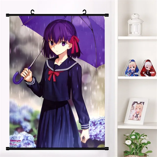 Fate//Stay Night Matou Sakura Wall Scroll Poster Art Home Decor Gift 60*90CM#H-4