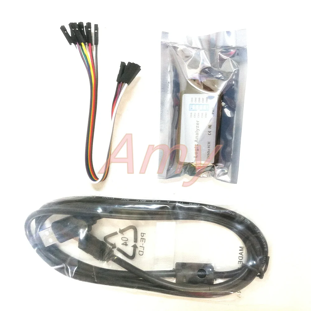 

Logic analyzer 24M sampling 8 channels support V1.2.13 software