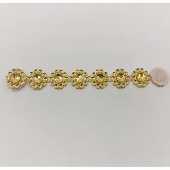 

100Pcs Golden&Silver Style Handmade Plastic Sunflower Rhinestone Wrap Napkin Ring Napkin Buckle For Home Hotel Wedding Supplies