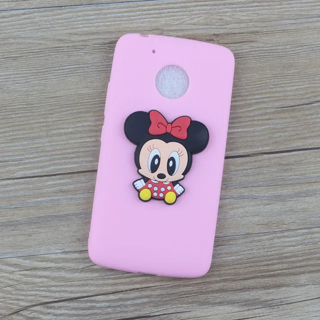 Cute Cartoon Silicone Case for Motorola Moto G5 Plus / G5 Cases Stitch