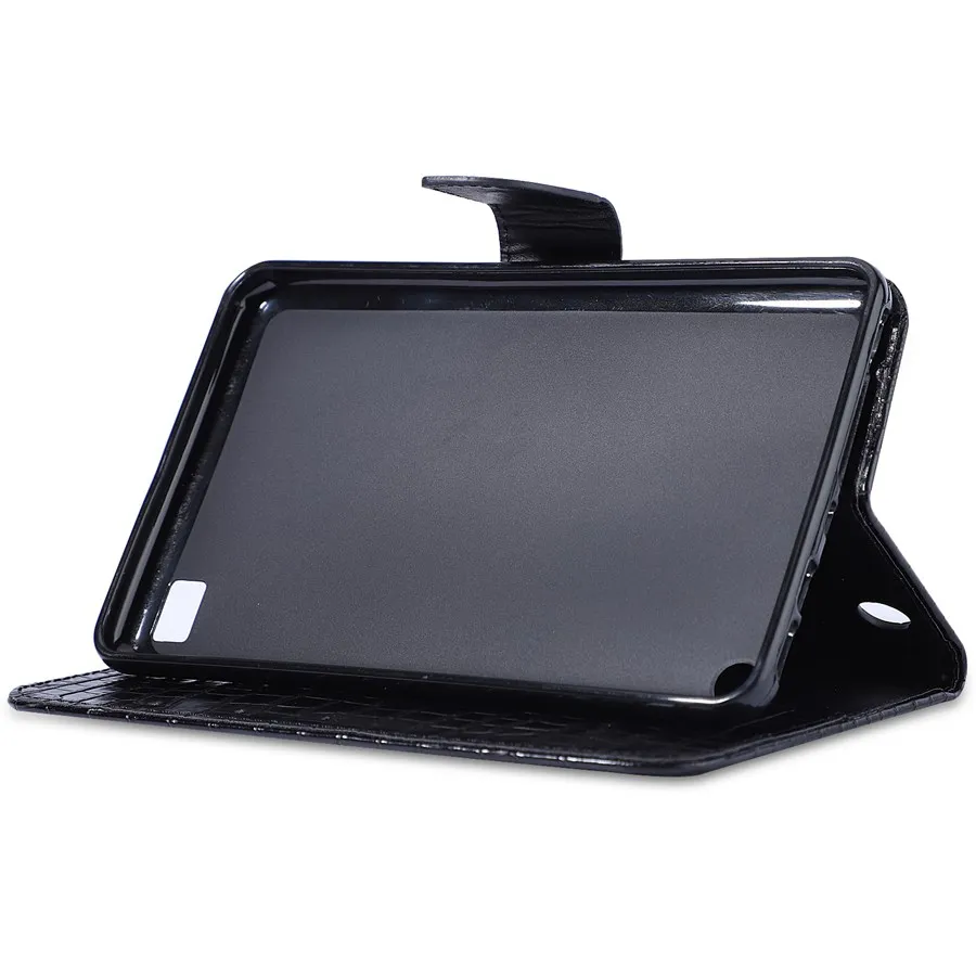 Для Amazon Kindle Fire 7 крокодиловый узор PU кожаный чехол смарт-подставка чехол для Amazon New Fire 7 7,0 Чехол+ пленка+ ручка