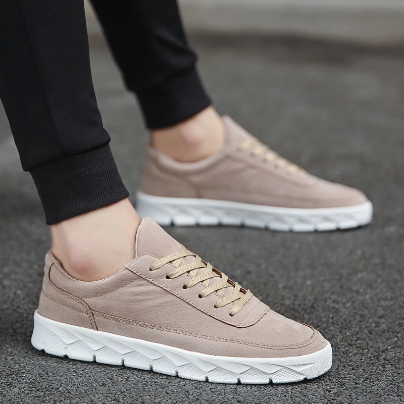 Yomior/Новинка; Дизайнерская обувь для мужчин; высококачественные дышащие лоферы из коровьей замши на шнуровке; повседневные кроссовки; Zapatos De Hombre; цвет красный, черный