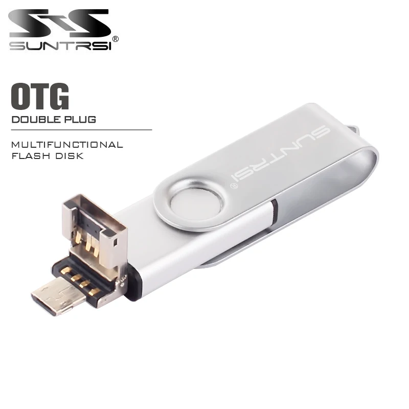 Suntrsi usb флэш-накопитель 8 ГБ 16 ГБ 32 ГБ flash drive высокое Скорость USB2.0 OTG флэш-накопитель для смартфонов и пк 64 ГБ usb memory stick