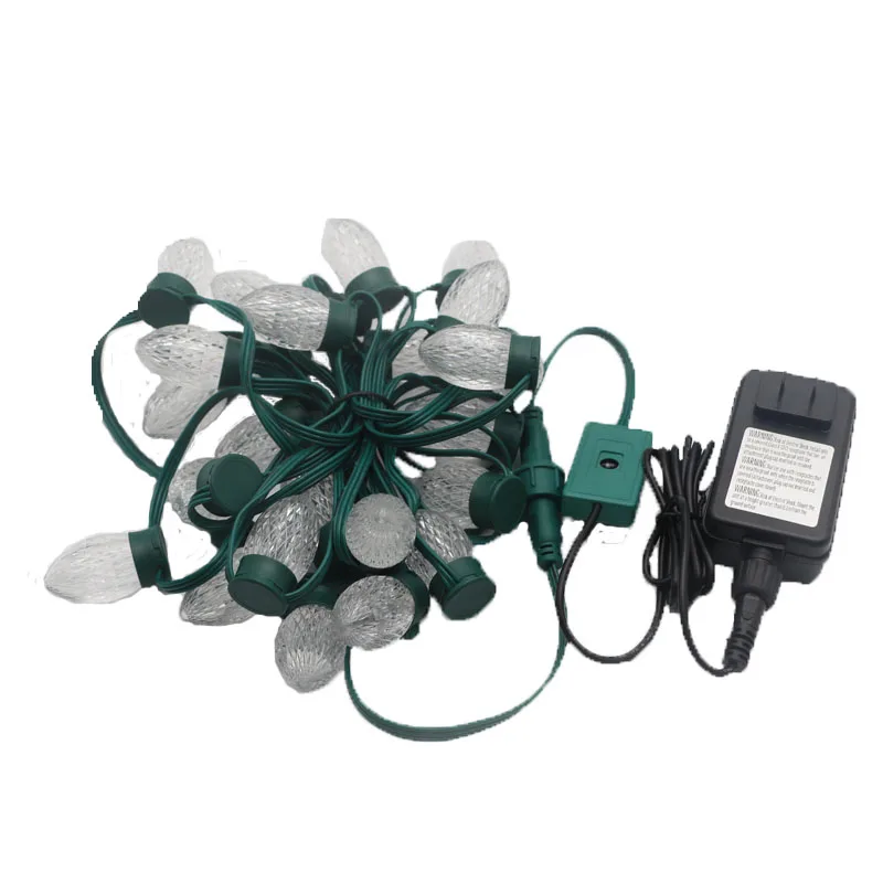 

Smart LED Pixel 25 LED Christmas light Addressable RGB S24 DC12V WS2811 Wireless Smart APP Controlled With Adapter 110~240V