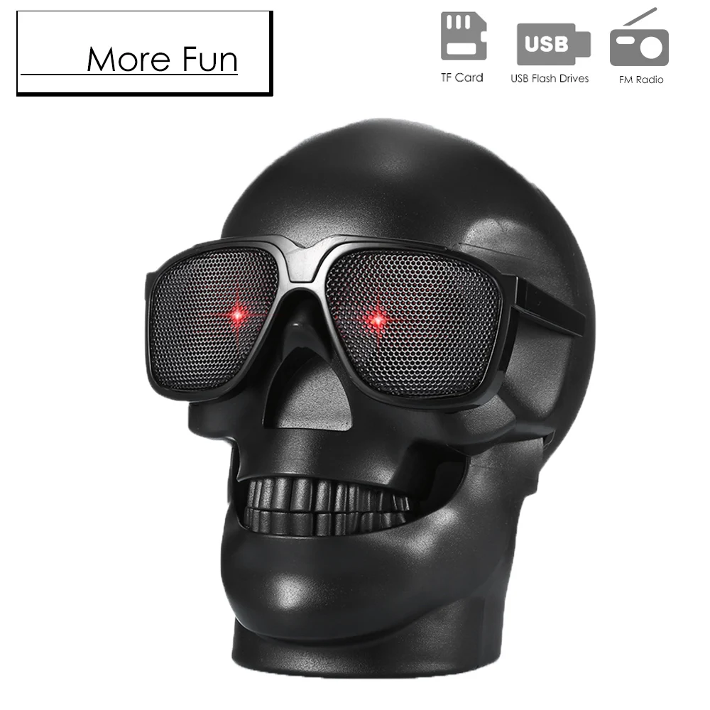 

M29 Skull Bluetooth Speaker Portable Wireless Player Bass High power Column bluetooth hoparlor Mini Speaker portatil Sound