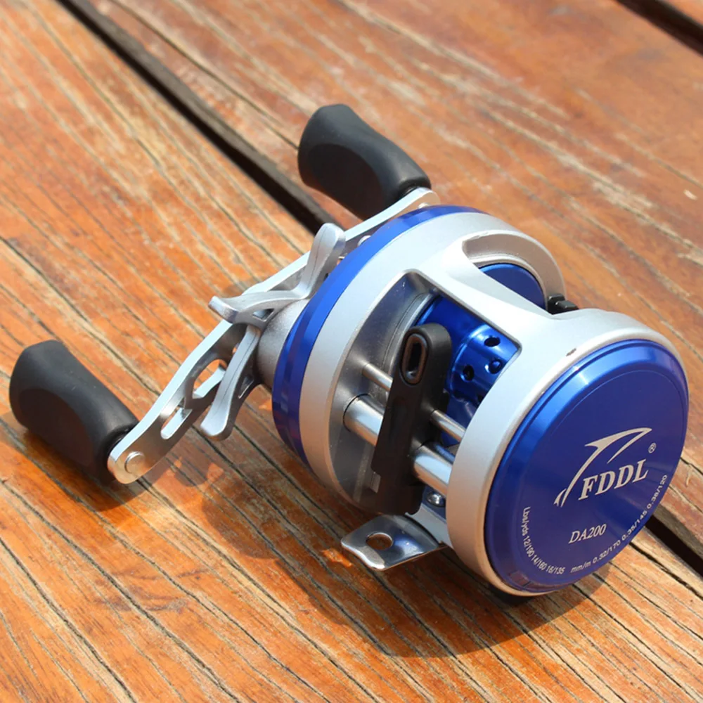 

Blue Baitcasting left/right Fishing Reel 4.7:1 R/L Hand Spinning lure Fishing Tackle 11+1 Ball