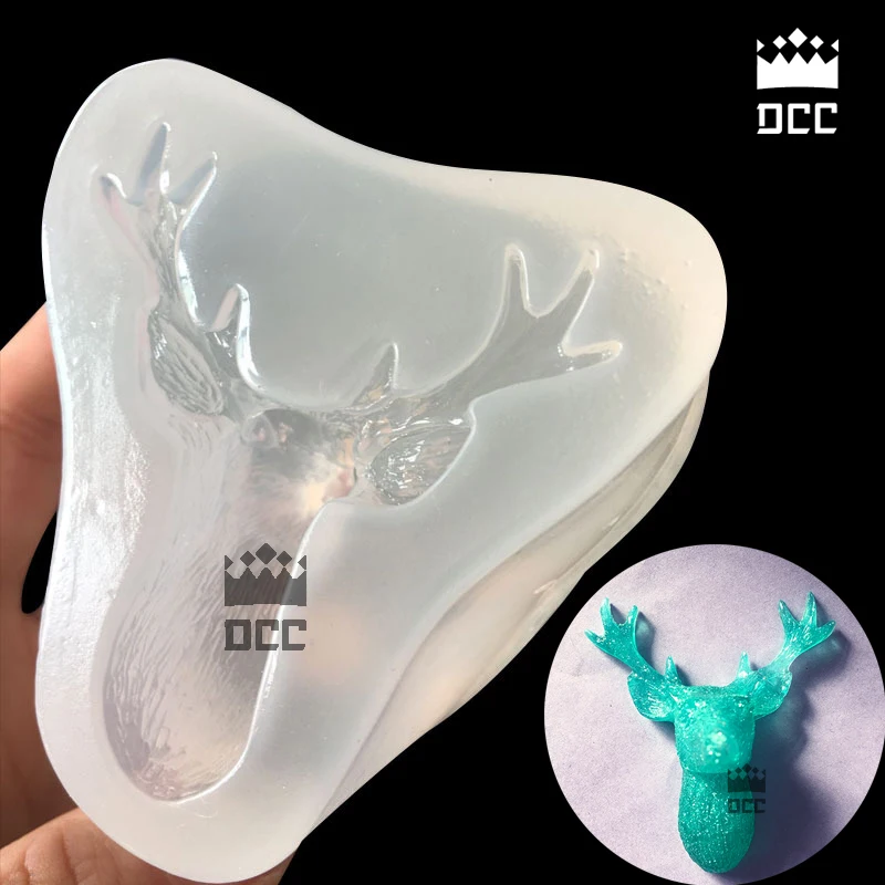Силиконовая форма для сухоцветов декоративная смола поделок каменная 3D