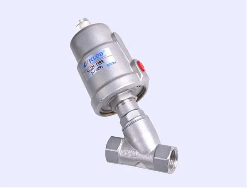 1/" Нержавеющая сталь BSP угол сиденье Клапан нормально закрытый, DN15