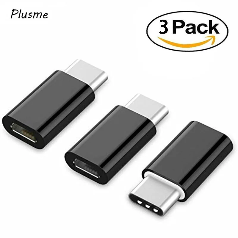 

3PCS Micro USB Adapter Type C for Samsung Galaxy S9 S8 Plus Note 9 8 USB Cable Huawei P20 Pro Mate 20 Lite Xiaomi mi8 Max 3 Mix3